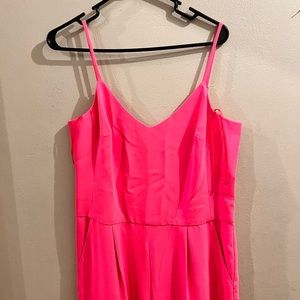 Hot pink Trina Turk pantsuit jumpsuit. Please read description.